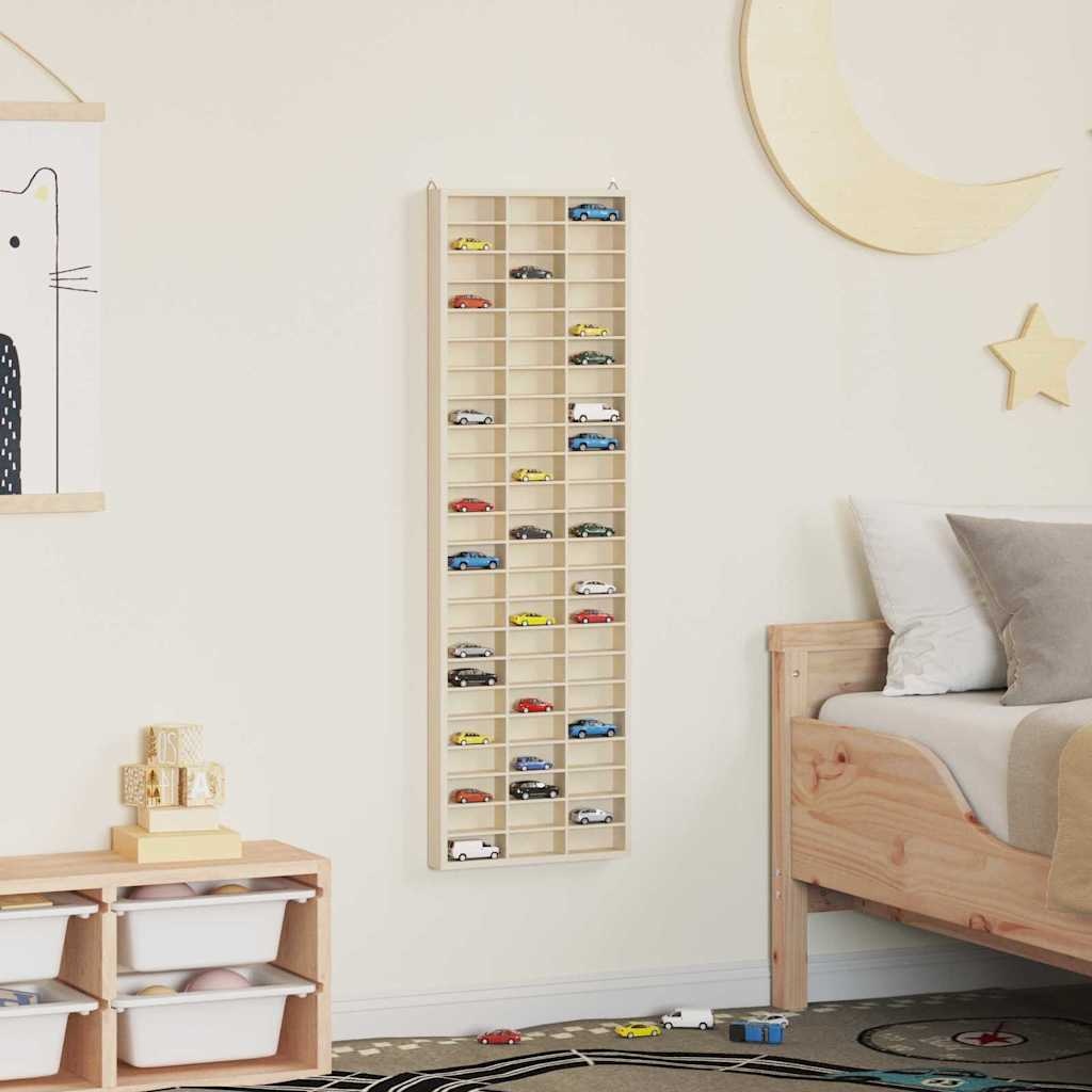 VidaXL Display Case met opslag Bruin 30 x 4.5 x 96 cm Bewerkt hout