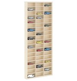 VidaXL Display Case met opslag Bruin 30 x 4,5 x 75 cm Bewerkt hout