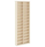 VidaXL Display Case met opslag Bruin 21 x 4,5 x 59 cm Bewerkt hout
