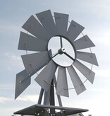 VidaXL Windmolen Grijs 84 x 68 x 245 cm IJzer