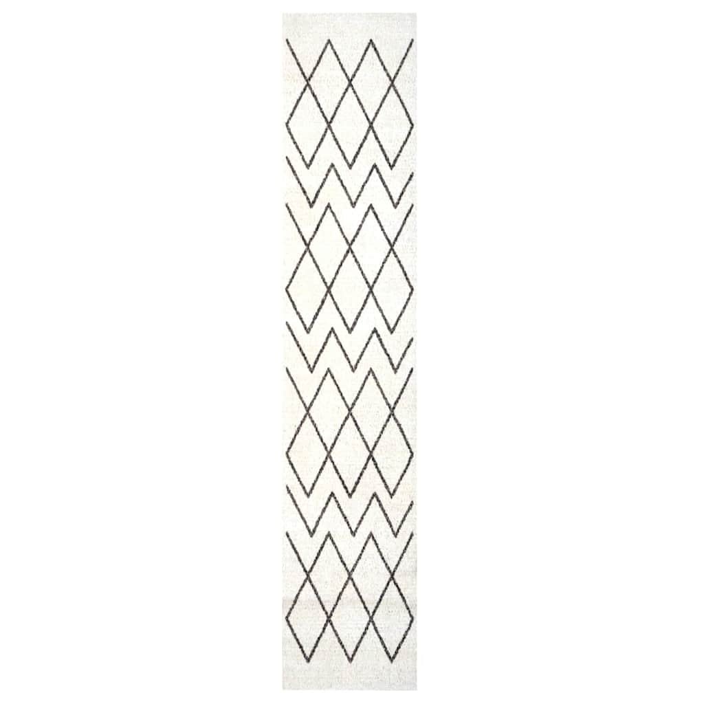 VidaXL Keuken Mat Wit 300 x 60 cm Fluweel