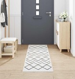 VidaXL Keuken Mat Wit 300 x 60 cm Fluweel