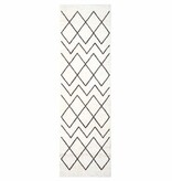 VidaXL Keuken Mat Wit 150 x 45 cm Fluweel