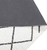 VidaXL Keuken Mat Wit 150 x 45 cm Fluweel