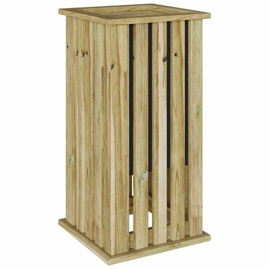 VidaXL Plantenbak Bruin 33 x 33 x 65 cm Geïmpregneerd grenen hout