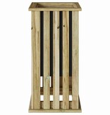 VidaXL Plantenbak Bruin 33 x 33 x 65 cm Geïmpregneerd grenen hout