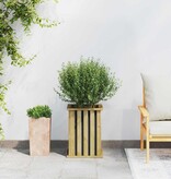 VidaXL Plantenbak Bruin 33 x 33 x 45 cm Geïmpregneerd grenen hout