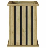 VidaXL Plantenbak Bruin 33 x 33 x 45 cm Geïmpregneerd grenen hout