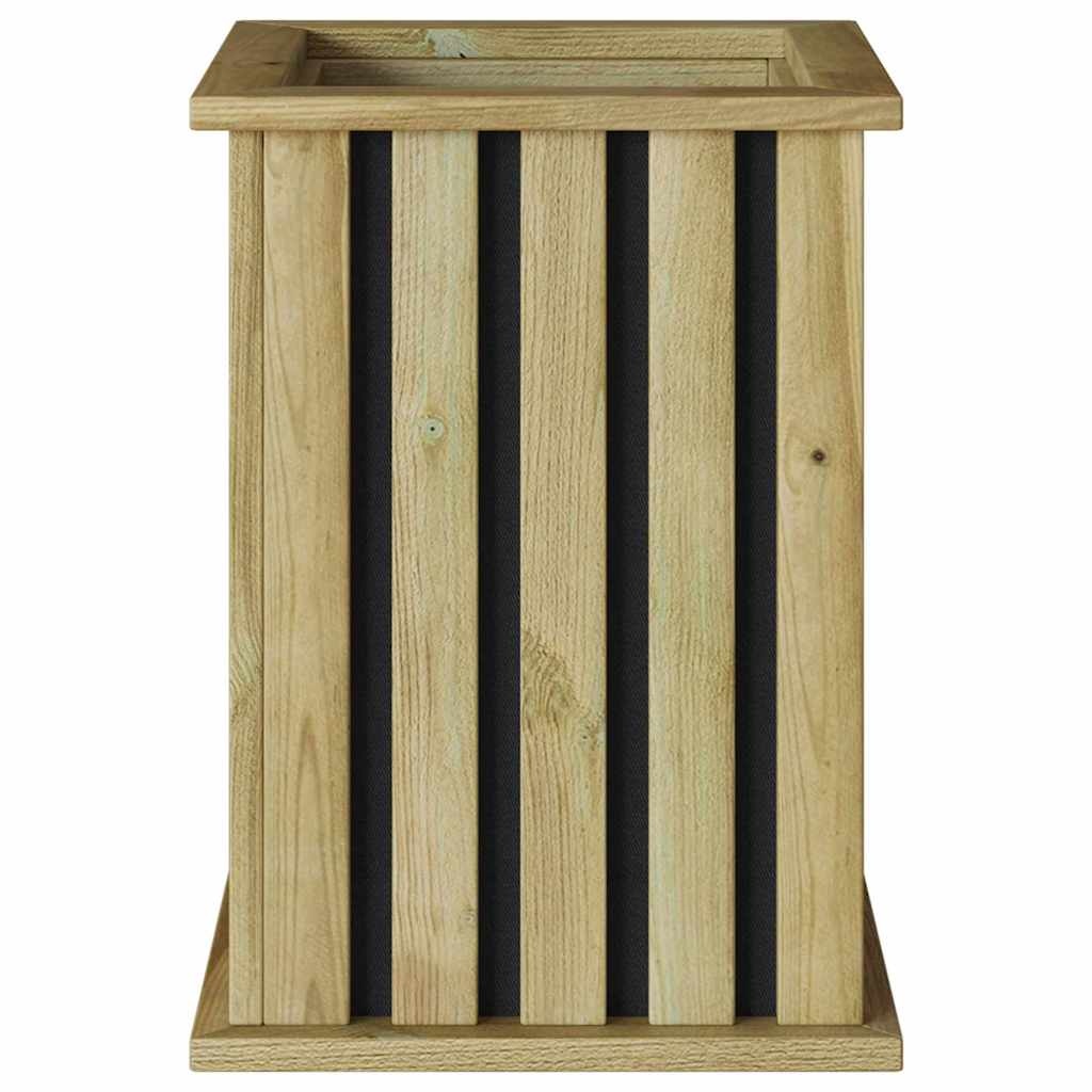 VidaXL Plantenbak Bruin 33 x 33 x 45 cm Geïmpregneerd grenen hout