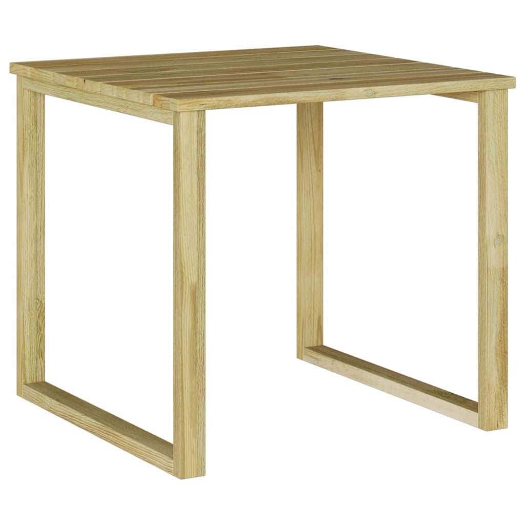 VidaXL Zonnebed Tafel 3 pcs Bruin 50.5 x 50 x 46 cm