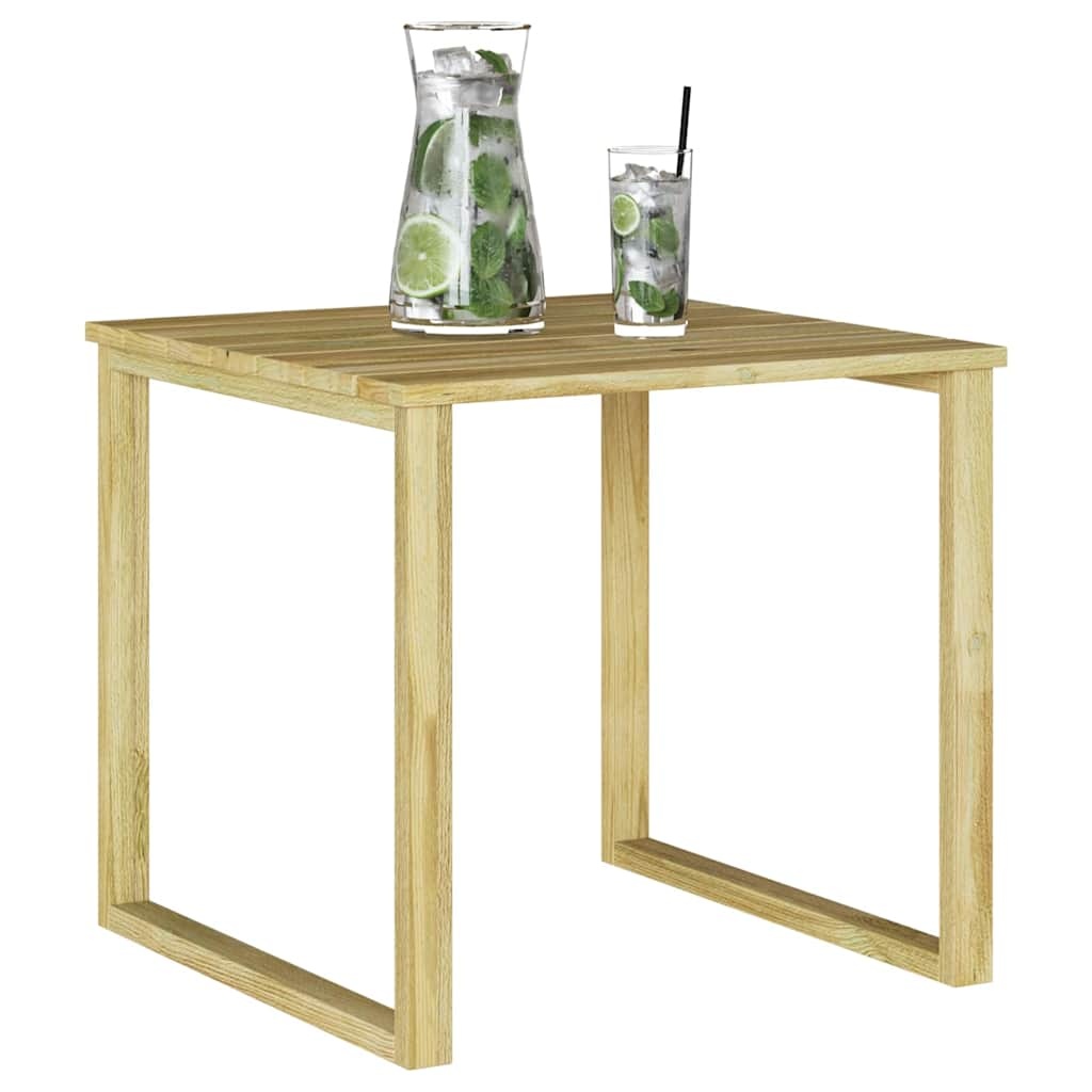 VidaXL Zonnebed Tafel Bruin 50,5 x 50,5 x 46 cm