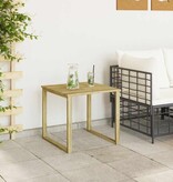 VidaXL Zonnebed Tafel Bruin 50,5 x 50,5 x 46 cm