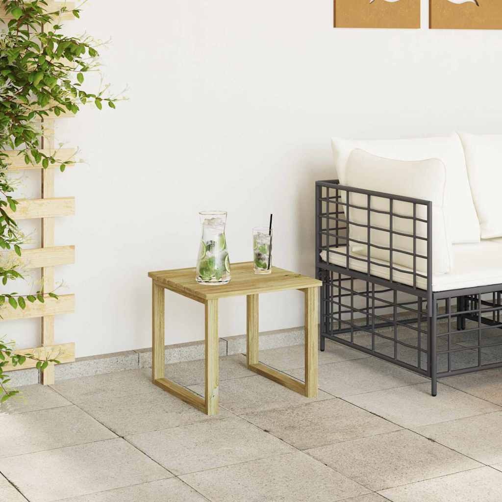 VidaXL Zonnebed Tafel Bruin 40 x 40 x 36 cm Geïmpregneerd grenen hout