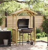 VidaXL Barbecue-overkapping Bruin 133.5 x 63 x 200 cm