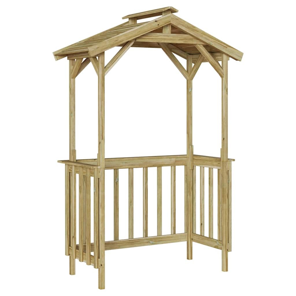 VidaXL Barbecue-overkapping Bruin 133.5 x 63 x 200 cm