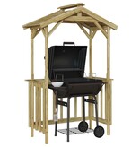 VidaXL Barbecue-overkapping Bruin 133.5 x 63 x 200 cm