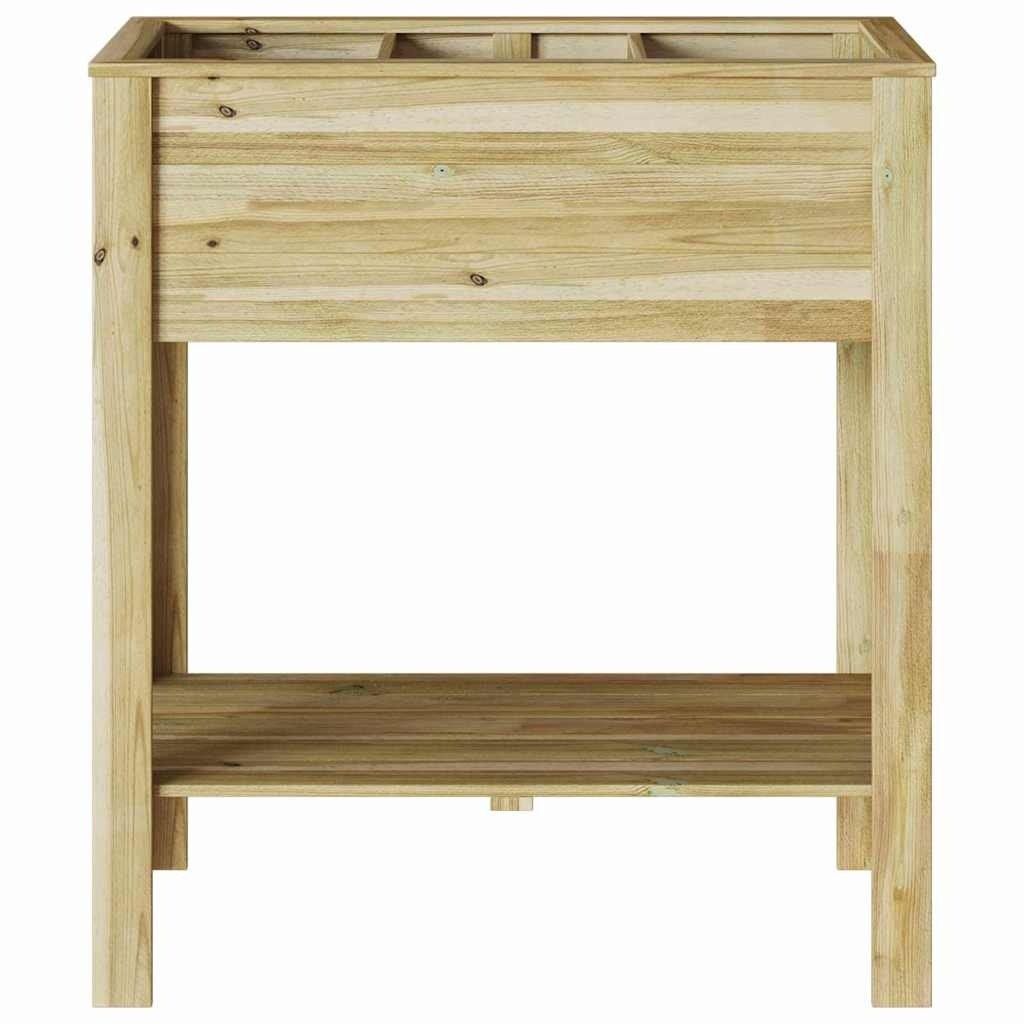 VidaXL Plantenstandaard met plank Bruin 85 x 46 x 94 cm