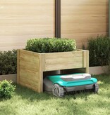 VidaXL Robotmaaiergarage Bruin 73 x 67 x 56 cm