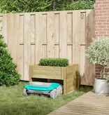 VidaXL Robotmaaiergarage Bruin 73 x 67 x 56 cm