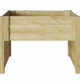 VidaXL Robotmaaiergarage Bruin 73 x 67 x 56 cm