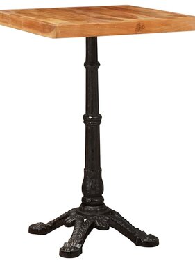 VidaXL Bistrotafel Bruin 50 x 50 x 76 cm Massief acaciahout