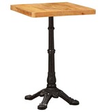 VidaXL Bistrotafel Bruin 50 x 50 x 76 cm massief mangohout
