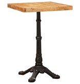 VidaXL Bistrotafel Bruin 50 x 50 x 76 cm massief mangohout