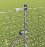 VidaXL Hekpalen 12 pcs Zilver 140 cm Poedergecoat staal