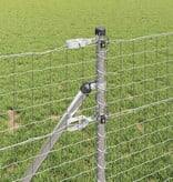 VidaXL Hekpalen 12 pcs Zilver 110 cm Poedergecoat staal