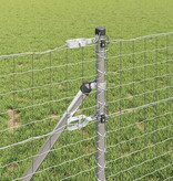 VidaXL Hekpalen 12 pcs Zilver 60 cm Poedergecoat staal