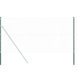 VidaXL Hekpalen 12 pcs Groen 160 cm Poedergecoat staal