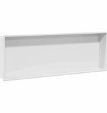 VidaXL Douche Niche Wit 90 x 30 x 9.5 cm Roestvrij staal