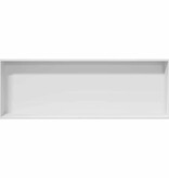 VidaXL Douche Niche Wit 90 x 30 x 9.5 cm Roestvrij staal