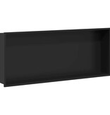 VidaXL Douche Niche Zwart 75 x 30 x 9.5 cm Roestvrij staal