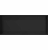 VidaXL Douche Niche Zwart 75 x 30 x 9.5 cm Roestvrij staal