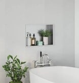 VidaXL Douche Niche Zilver 45 x 30 x 9.5 cm Roestvrij staal