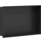 VidaXL Douche Niche Zwart 45 x 30 x 9.5 cm Roestvrij staal