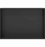 VidaXL Douche Niche Zwart 45 x 30 x 9.5 cm Roestvrij staal