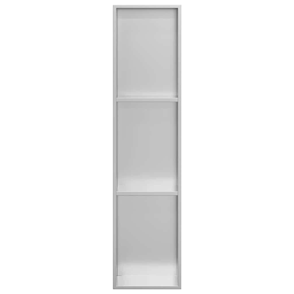 VidaXL Douche Niche Zilver 90 x 20 x 9.5 cm Roestvrij staal