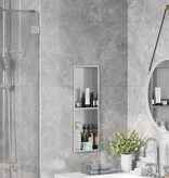 VidaXL Douche Niche Zilver 60 x 20 x 9.5 cm Roestvrij staal
