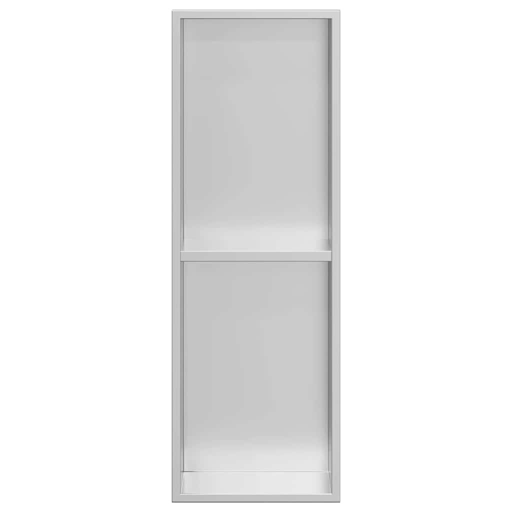 VidaXL Douche Niche Zilver 60 x 20 x 9.5 cm Roestvrij staal
