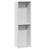 VidaXL Douche Niche Wit 60 x 20 x 9.5 cm Roestvrij staal