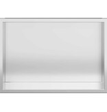 VidaXL Douche Niche Zilver 30 x 20 x 9.5 cm Roestvrij staal