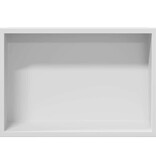 VidaXL Douche Niche Wit 30 x 20 x 9.5 cm Roestvrij staal