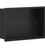 VidaXL Douche Niche Zwart 30 x 20 x 9.5 cm Roestvrij staal