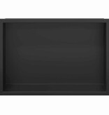 VidaXL Douche Niche Zwart 30 x 20 x 9.5 cm Roestvrij staal