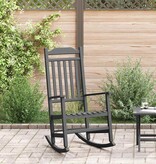 VidaXL Schommelstoel Zwart 65 x 84 x 114 cm Polyetheen