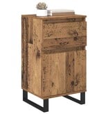 VidaXL Dressoir met lade Oud hout 35 x 40 x 70 cm Bewerkt hout