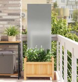 VidaXL Tuin Privacy Screen Zilver 50 x 140 cm Gegalvaniseerd staal