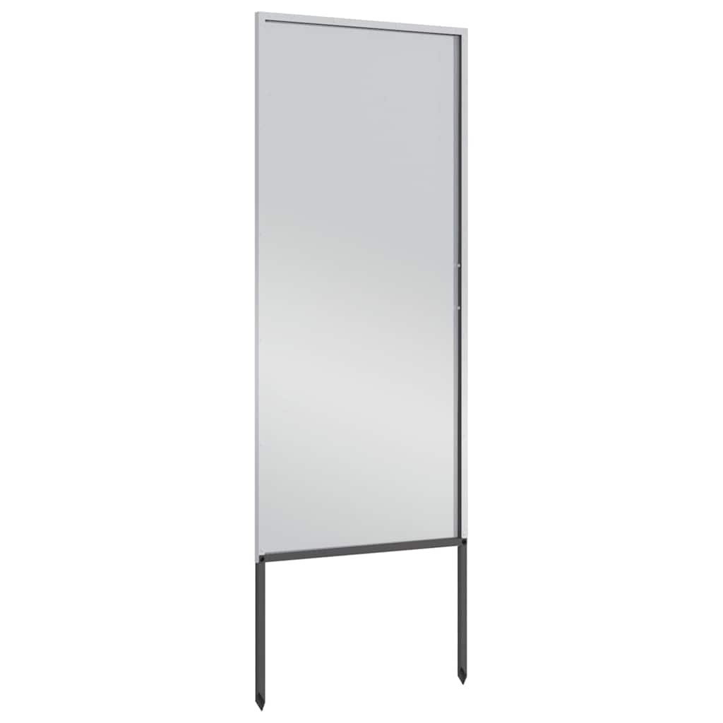 VidaXL Tuin Privacy Screen Zilver 50 x 140 cm Gegalvaniseerd staal